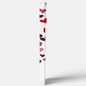 Coques Case-Mate iPhone Motif Coeur moderne Monogramme Girly Design (Verso / Droite)