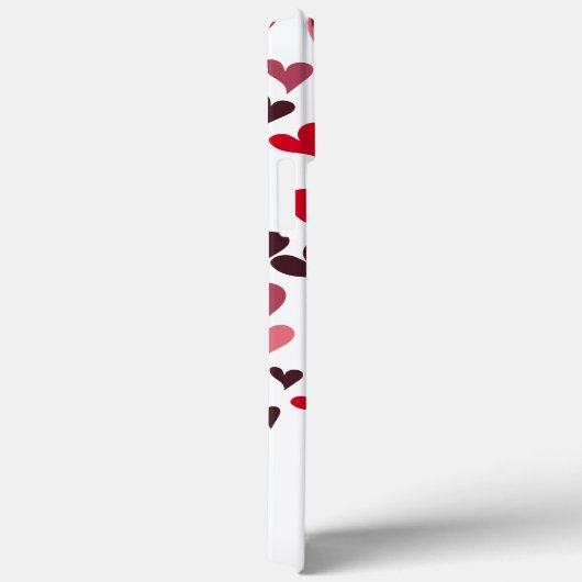 Coques Case-Mate iPhone Motif Coeur moderne Monogramme Girly Design (Verso / Droite)