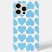 Coques Case-Mate iPhone Motif Cœurs Bleus, Romantique, Amour (Verso)