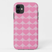 Coques Case-Mate iPhone Motif Coeurs roses (Dos)