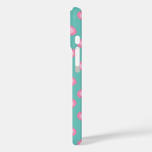 Coques Case-Mate iPhone Motif Coeurs roses (Verso / Gauche)