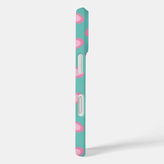 Coques Case-Mate iPhone Motif Coeurs roses (Verso / Droite)