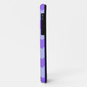 Coques Case-Mate iPhone Motif Cœurs Violets (Dos/Gauche)