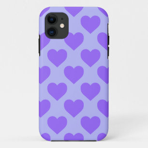 Coques Pour iPhone Motif Cœurs Violets