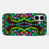 Coques Case-Mate iPhone Motif coloré abstrait. (Verso (horizontal))