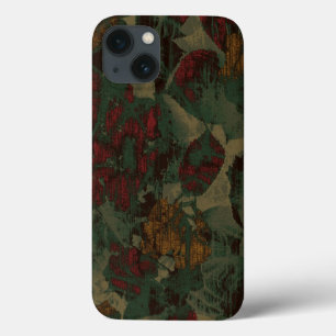Etui iPhone 13 Motif coloré de camouflage de fleur