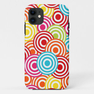 Case-Mate iPhone Case Motif coloré lumineux audacieux de cercles