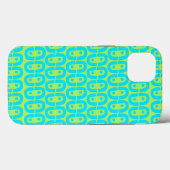 Coques Case-Mate iPhone motif coloré moderne (Verso (horizontal))