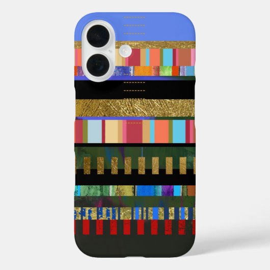 Coques Case-Mate iPhone Motif coloré rayé (Verso)