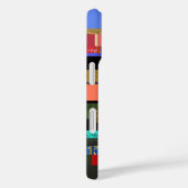 Coques Case-Mate iPhone Motif coloré rayé (Verso / Droite)