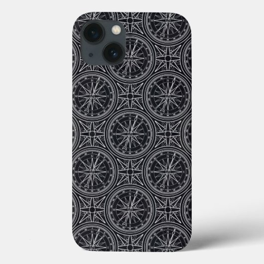 Coques Case-Mate iPhone Motif Compass Rose éolien (Verso)