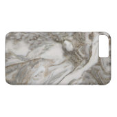 Coques Case-Mate iPhone Motif contemporain en marbre gris (Dos (Horizontal))