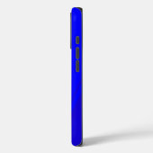 Coques Case-Mate iPhone Motif cool Design sur Arrière - plan bleu (Verso / Gauche)
