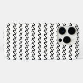 Coques Case-Mate iPhone Motif cool en noir et blanc (Verso (horizontal))