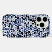Coques Case-Mate iPhone Motif cool en verre teint bleu (Verso (horizontal))
