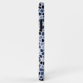 Coques Case-Mate iPhone Motif cool en verre teint bleu (Dos/Droite)