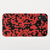 Coques Case-Mate iPhone Motif Cool rouge et noir chic (Dos (Horizontal))