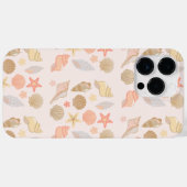 Coques Case-Mate iPhone Motif Coquillages Roses (Verso (horizontal))