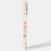 Coques Case-Mate iPhone Motif Coquillages Roses (Verso / Droite)