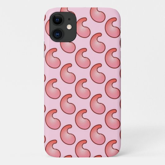 Coques Case-Mate iPhone Motif corail et cachemire rose (Dos)