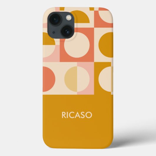 Coques Case-Mate iPhone Motif couleur rétroactif personnalisé (Verso)