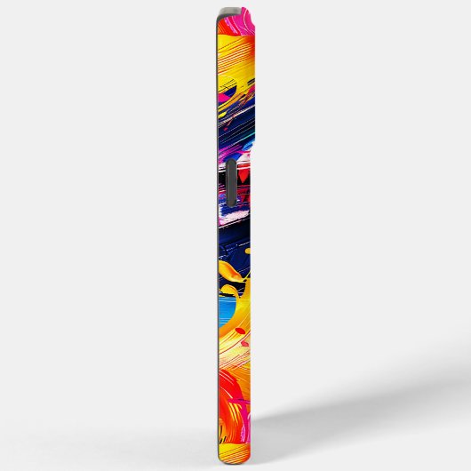 Coques Case-Mate iPhone motif coups de pinceaux (Verso / Droite)