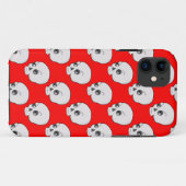 Coques Case-Mate iPhone Motif crâne sur Arrière - plan rouge (Dos (Horizontal))