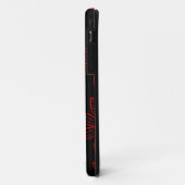 Coques Case-Mate iPhone Motif criminel sur noir (Dos/Gauche)