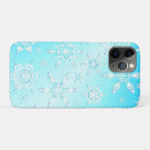 Coques Case-Mate iPhone Motif Crystal Snowflakes (Dos (Horizontal))