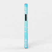 Coques Case-Mate iPhone Motif Crystal Snowflakes (Dos/Droite)