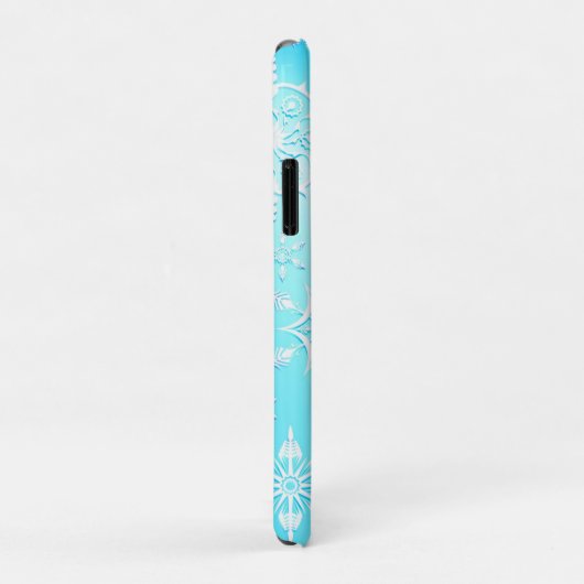 Coques Case-Mate iPhone Motif Crystal Snowflakes (Dos/Droite)