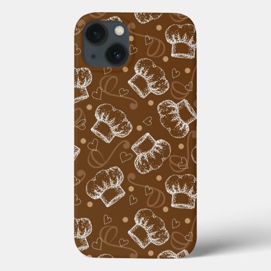 Coques Case-Mate iPhone motif cuisine avec chef casquette (Verso)