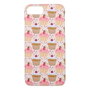 Coque iPhone 7 Motif Cupcake rose