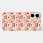 Coques Case-Mate iPhone Motif Cupcake rose (Verso (horizontal))