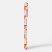 Coques Case-Mate iPhone Motif Cupcake rose (Verso / Droite)