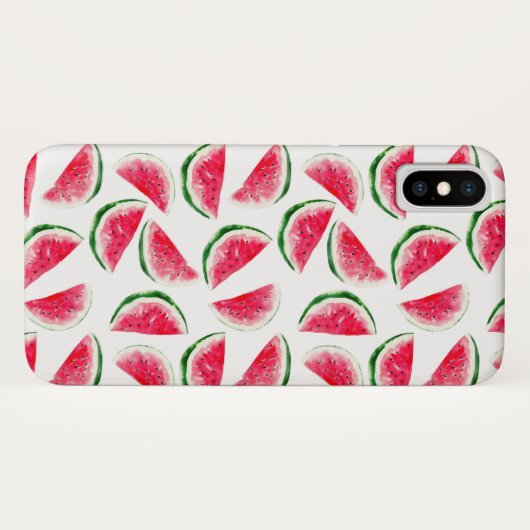Coques Case-Mate iPhone Motif Cute Ananas & Watermelon (Dos (Horizontal))