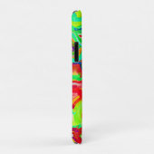 Coques Case-Mate iPhone Motif d'abstraction coloré (Dos/Droite)