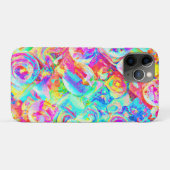 Coques Case-Mate iPhone Motif d'abstraction coloré (Dos (Horizontal))