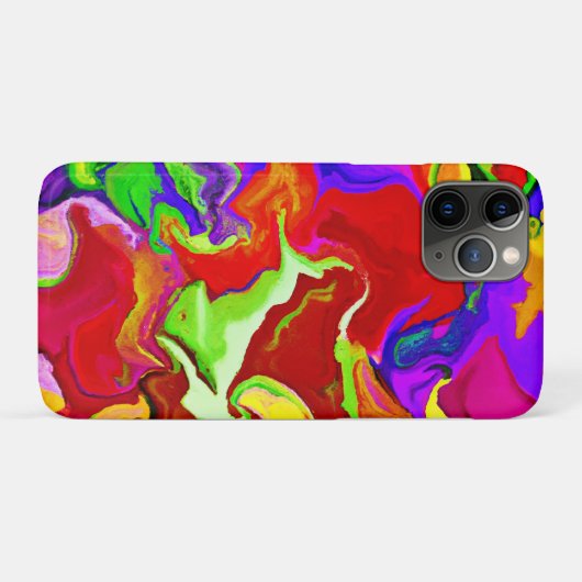 Coques Case-Mate iPhone Motif d'abstractions colorées (Dos (Horizontal))