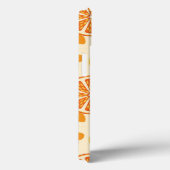 Coques Case-Mate iPhone Motif d'agrumes orange rétro (Verso / Droite)