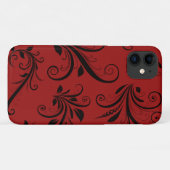 Coques Case-Mate iPhone Motif Damas, Damas rouge, Damas français (Dos (Horizontal))