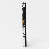 Coques Case-Mate iPhone Motif Damas rétro avec lettre monographie P (Dos/Gauche)