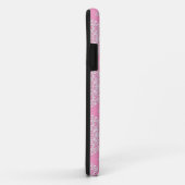Coques Case-Mate iPhone Motif Damassé Rose Foncé (Dos/Droite)