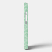 Coques Case-Mate iPhone Motif damassé vert (Verso / Gauche)
