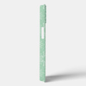 Coques Case-Mate iPhone Motif damassé vert (Verso / Droite)