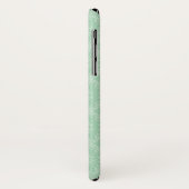 Coques Case-Mate iPhone Motif damassé vert (Dos/Gauche)