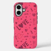 Coques Case-Mate iPhone Motif d'amour (Verso)