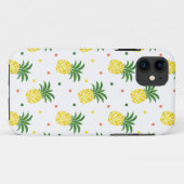 Coques Case-Mate iPhone motif d'ananas aquarelle (Dos (Horizontal))