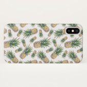 Coques Case-Mate iPhone Motif d'ananas d'aquarelle (Dos (Horizontal))