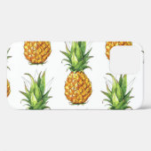 Coques Case-Mate iPhone Motif d'ananas d'été, design sans soudure. (Verso (horizontal))